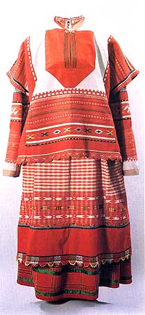 Русский женский костюм в различных губерниях