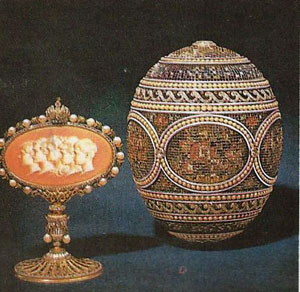 А.Холдстрем. Яйцо с мозаикой