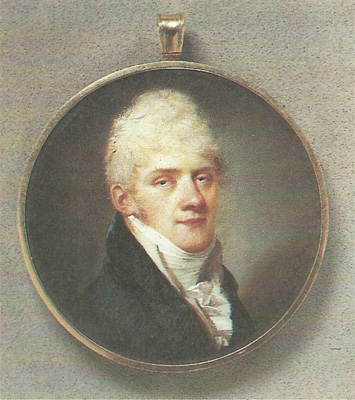 И.Босси. Мужской портрет. Россия. 1806 г. Кость