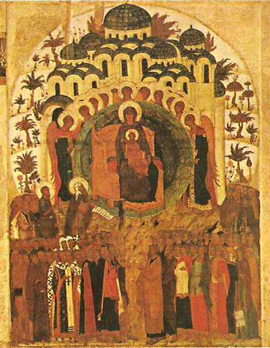 О Тебе радуется. Икона из Успенского собора города Дмитрова